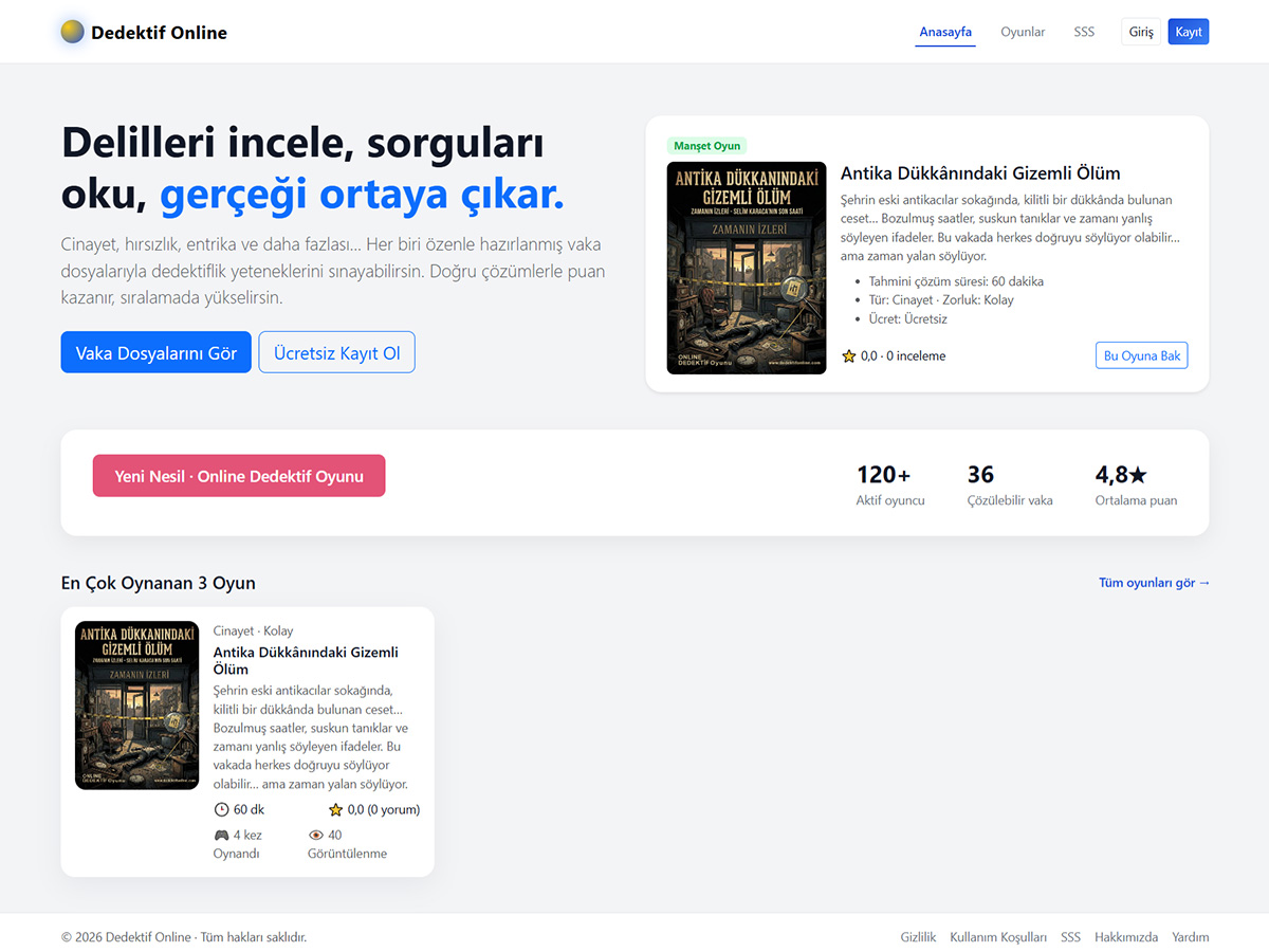DedektifOnline.com